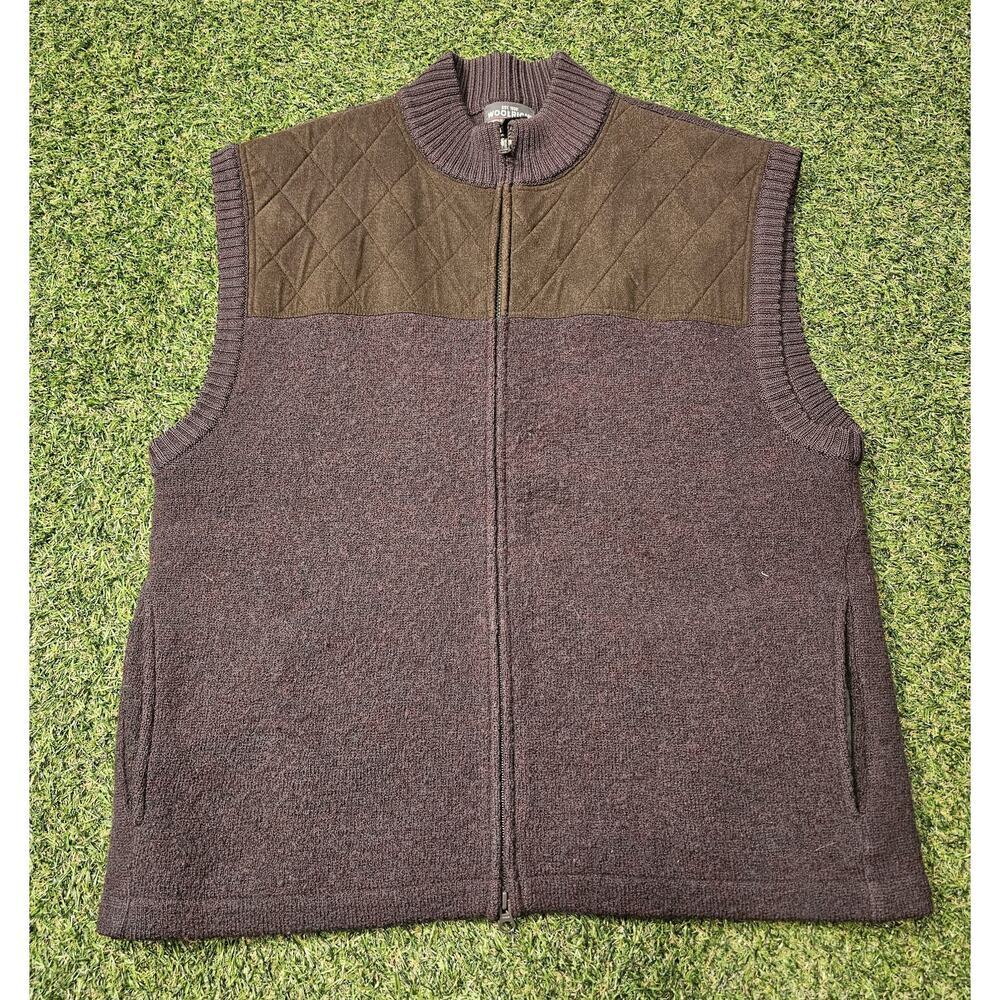 Woolrich Brown and Tan Vest